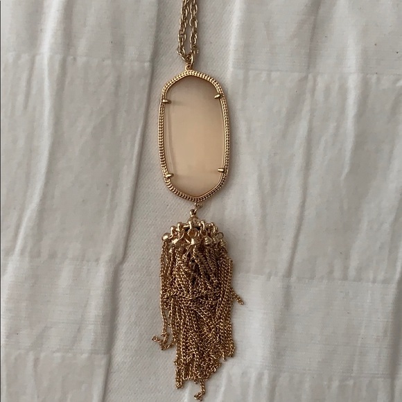 Rose Gold Kendra Scott Rayne Necklace - Picture 3 of 4